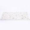 Saniclass Tops Topblad - 120x1.8x46cm - 2 afvoeren - zonder kraangaten - Terrazzo crème SW1030700
