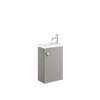 Crosswater Alo ensemble lave-mains - 40x22cm - gris orage mat SW955731