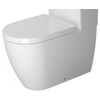 Duravit ME by Starck cuvette combinée au sol à évacuation profonde vario sans réservoir 37x65cm avec WonderGliss blanc SW84188