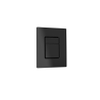 Panneau de commande QeramiQ Push Glass Thin - pour Grohe Skate - 2 boutons - noir SW1239435