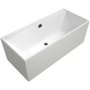 Villeroy & Boch Collaro baignoire encastrée rectangulaire 180x80cm - bonde noire et blanc mat SW354278