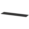 INK Topdeck Wastafelblad - 180x45x2cm - tbv onderkast - MDF lak - Mat zwart SW352364