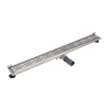 Saniclass douchegoot met muurflens 100x7x6.7cm ondiep met zijuitloop RVS SW6707 Saniclass douchegoot met muurflens 100x7x6.7cm ondiep met zijuitloop RVS SW6707