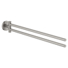 Grohe Essentials Handdoekhouder - 45cm - dubbel - draaibaar - Supersteel (RVS) SW97634