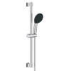 GROHE Vitalio Start 110 Ensemble barre de douche - 60cm - douchette ronde - 2 jets - flexible de douche lisse - chrome SW1028355
