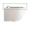 Crosswater Glide II Abattant WC - 52cm - softclose - quickrelease - Blanc mat SW876198