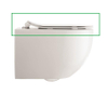 Crosswater Glide II Toiletbril - 52cm- softclose - quickrelease - glans wit SW857407