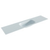 Mondiaz BIG small Clay solid surface inbouw wastafel 190cm midden SW434377 Mondiaz BIG small Clay solid surface inbouw wastafel 190cm midden SW434377
