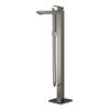 Grohe Eurocube freestander mitigeur bain avec inverseur avec support de douche avec douchette et flexible de douche 125cm graphite dur brossé SW523642 Grohe Eurocube freestander mitigeur bain avec inverseur avec support de douche avec douchette et flexible de douche 125cm graphite dur brossé SW523642
