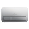 Villeroy en boch Viconnect 2 knops bedieningsplaat edelmat GA41215 Villeroy en boch Viconnect 2 knops bedieningsplaat edelmat GA41215