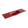 Mondiaz BIG small Fire solid surface inbouw wastafel 150cm midden SW423449 Mondiaz BIG small Fire solid surface inbouw wastafel 150cm midden SW423449