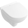 Villeroy & Boch O.novo pack combiné avec WC suspendu à fond creux Compact 49cm avec abattant avec softclose et quick release céramique+ blanc 0124081