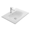Thebalux Lavabo soft 60cm céramique 1x cuve 1x trou de robinet SW717333