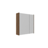 Saniclass Holz Pure Spiegelkast - 60x63x16cm - inclusief zijpanelen - Walnut pure SW1448800