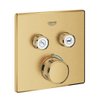 Grohe Grohtherm smartcontrol afdekset thermostaat 2 f cool sunrise geborsteld SW482061 Grohe Grohtherm smartcontrol afdekset thermostaat 2 f cool sunrise geborsteld SW482061