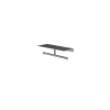 Hotbath &MORE Dubbele Rolhouder - voor planchet serie - PVD - geborsteld gunmetal (antraciet) SW1245990
