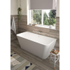 Allibert Tyna Baignoire îlot 165x70cm Back 2 wall solid surface Blanc mat SW735452 Allibert Tyna Baignoire îlot 165x70cm Back 2 wall solid surface Blanc mat SW735452