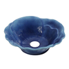 Best Design flower-blue Vasque à poser - diamètre 40.5cm - Bleu SW976253