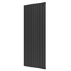 Plieger Cavallino Retto Radiateur design simple raccordement au centre 200x75.4cm 2146watt noir graphite (black graphite) 7255340