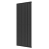 Plieger Cavallino Retto radiateur design vertical simple raccordement central 2000x754mm 1666W noir graphite (black graphite) 7255340