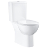 Grohe Bau WC-pack - diepspoel - rimless - AO - met keramisch reservoir - closetzitting met deksel en softclose - wit SW197222