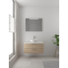 Bruynzeel Combo badmeubelset 90x45cm 1 wasbak 2 lades met spiegel met softclose ceramic bardolino SW383573 Bruynzeel Combo badmeubelset 90x45cm 1 wasbak 2 lades met spiegel met softclose ceramic bardolino SW383573