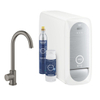Grohe Blue Home Keukenkraan - C-uitloop - 1-gats - filterfunctie - plat licht en bruisend water - brushed hard graphite (antraciet) SW354769