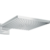 Hansgrohe Raindance e Square - hoofddouche E300 - 1jet - met douchearm 39cm - 30x30cm - hoogglans chroom SW157192