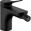 Hansgrohe VIVENIS Eengreeps bidetkraan - met trekwaste - mat zwart SW651263