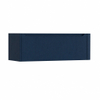 H&R Badmeubelen Juice Meuble sous vasque - 120x45x40cm - angle droit arrondi - 1 tiroir - poignée intégrée - blue oak SW1110052