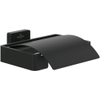 Villeroy & Boch Elements - Striking Toiletrolhouder - met deksel - 131x115x45mm - mat zwart SW974077