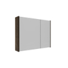 Saniclass Holz Atelier Armoire de toilette - 80x63x16cm - avec panneaux latéraux - Chêne charcoal SW1470581