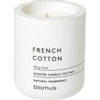 Blomus Fraga bougie parfumée - coton français - h 8 cm - diamètre 6.5cm - lys blanc SW476930