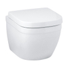 GROHE Euro Ceramic Compact WC suspendu – compact – sans bride – Triple Vortex – 37 x 49 cm – blanc brillant SW205885