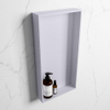 Mondiaz Easy nis 29.5x59.5x8cm voor Inbouw/opbouw 1 open vak Solid surface Cale/Cale SW643663