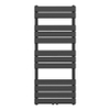 Belrad Handdoekradiator - middenaansluiting - 1200X600mm - Zwart SW1152667