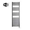 Sanicare HPW Elektrische Radiator - 172x60cm - 1127W - wifi - thermostaat - zilver - rechtsonder - gunmetal (antraciet) SW1448087