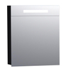 Saniclass Double Face Armoire de toilette 60x70cm 1 porte pivotante ouvrant sur la gauche Noir SW24963 Saniclass Double Face Armoire de toilette 60x70cm 1 porte pivotante ouvrant sur la gauche Noir SW24963