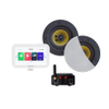 Aquasound N-Joy Connect n-joy connect radio de salle de bains - contrôleur (ipx7) - chargeur mural - ensemble d'enceintes Samba blanc - amplificateur bluetooth / 50 watts / 230v/12v SW810656