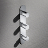 Hotbath Buddy Thermostaat - inbouw - met 2 stopkranen verticaal - hoogglans chroom SW11296