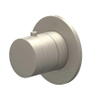 IVY Bond Partie apparente - pour robinet de douche - débit traversant - robinet d'arrêt - symmetry - rosace ronde - Nickel brossé PVD SW1031062