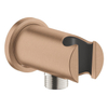 Grohe Rainshower Wandaansluitbocht - 1/2" - met houder - ronde rozet - brushed warm sunset (koper) SW1077390