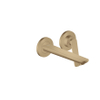 AXOR Citterio C afbouwdeel wastafelkraan - cubic cut - 2-gats - geborsteld brons SW1152124