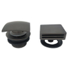 Wiesbaden Set knop/plug badoverloopcombinatie met vulfunctie vierkant gunmetal SW523979 Wiesbaden Set knop/plug badoverloopcombinatie met vulfunctie vierkant gunmetal SW523979