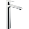 Hansgrohe Metris 1 greeps wastafelkraan - 260 met trekwaste - hoogglans chroom 0450908