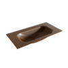 Mondiaz BIG small Rust solid surface inbouw wastafel 90cm midden SW427904 Mondiaz BIG small Rust solid surface inbouw wastafel 90cm midden SW427904