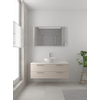 Bruynzeel Combo badmeubelset 120x45cm 2 wasbakken 2 lades met spiegel met softclose ceramic kasjmier grijs SW383600 Bruynzeel Combo badmeubelset 120x45cm 2 wasbakken 2 lades met spiegel met softclose ceramic kasjmier grijs SW383600