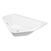 Duravit Paiova Baignoire d’angle à encastrer 177x130x46cm acrylique pentalgonale droite blanc 0300909 Duravit Paiova Baignoire d’angle à encastrer 177x130x46cm acrylique pentalgonale droite blanc 0300909