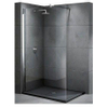 Novellini Kuadra paroi de douche à l'italienne Walk 2 97/100x200cm avec barre de fixation murale 100profilé chromé et verre clair 0988077