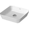 Duravit Cape Cod waskom vierkant zonder kraangat zonder overloop 43x43cm mat wit SW296991 Duravit Cape Cod waskom vierkant zonder kraangat zonder overloop 43x43cm mat wit SW296991